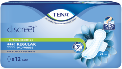 TENA Discreet Pad Wings 24cm